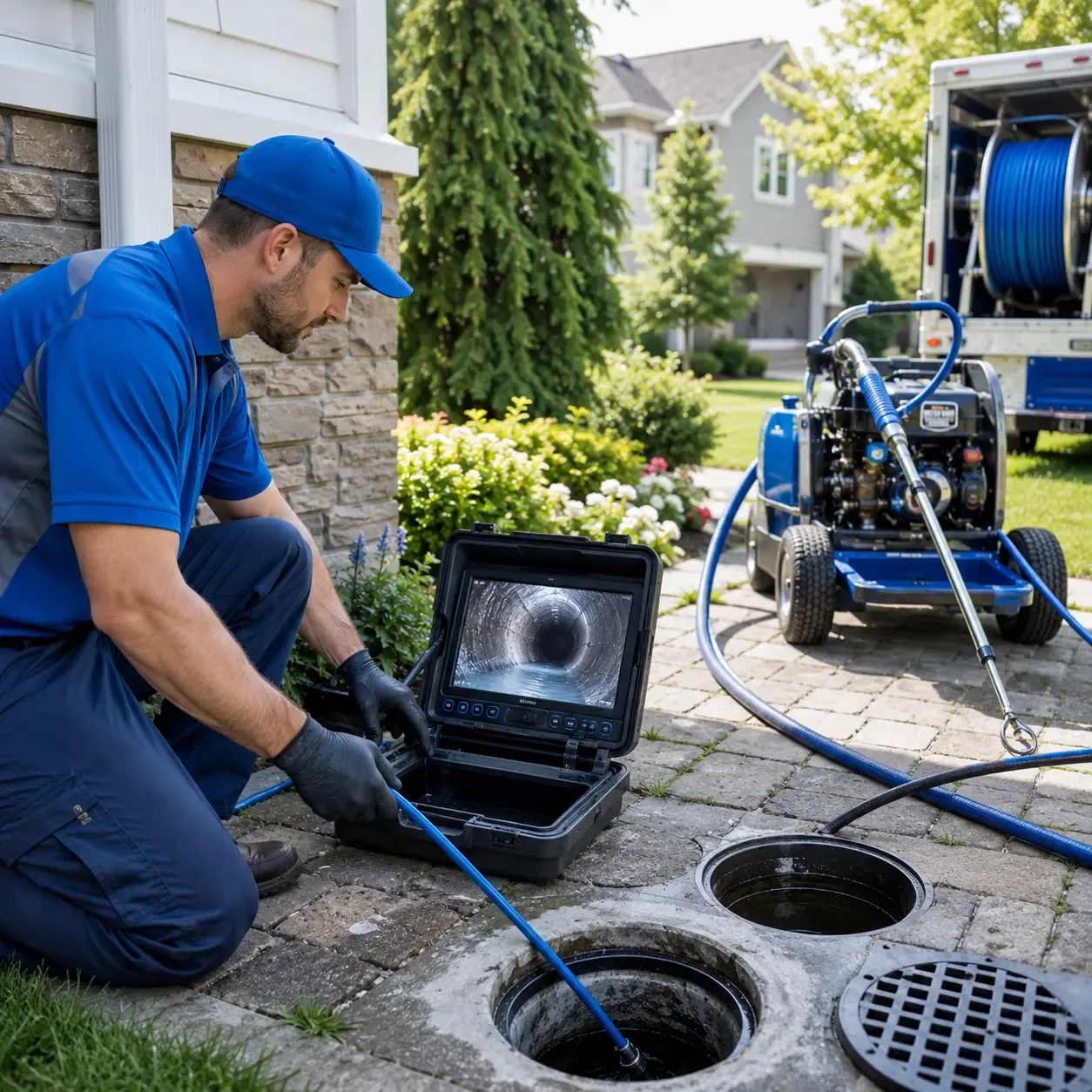 Outdoor drain cleaning professionals serving Hildebran, NC